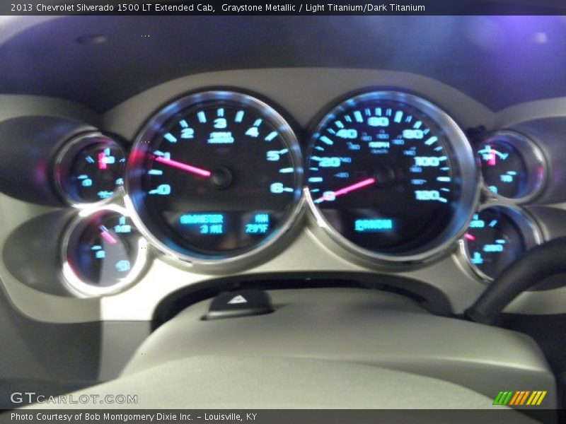 Graystone Metallic / Light Titanium/Dark Titanium 2013 Chevrolet Silverado 1500 LT Extended Cab