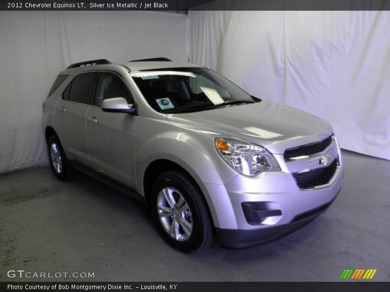 Silver Ice Metallic / Jet Black 2012 Chevrolet Equinox LT