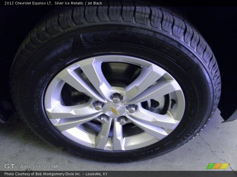 Silver Ice Metallic / Jet Black 2012 Chevrolet Equinox LT
