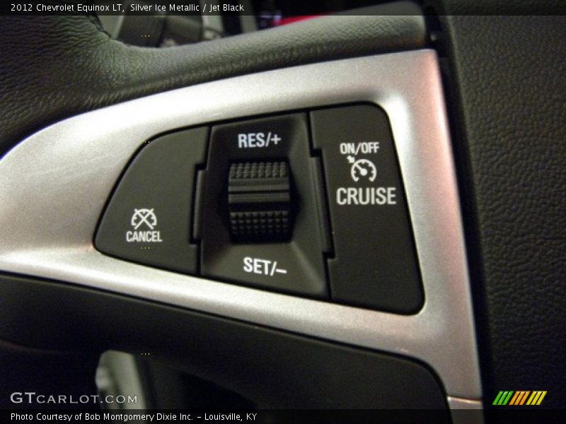 Silver Ice Metallic / Jet Black 2012 Chevrolet Equinox LT