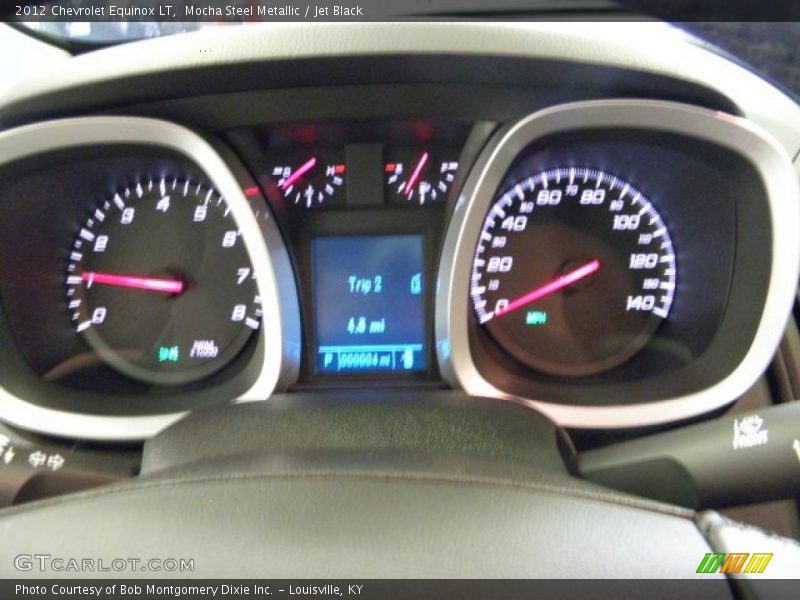 Mocha Steel Metallic / Jet Black 2012 Chevrolet Equinox LT