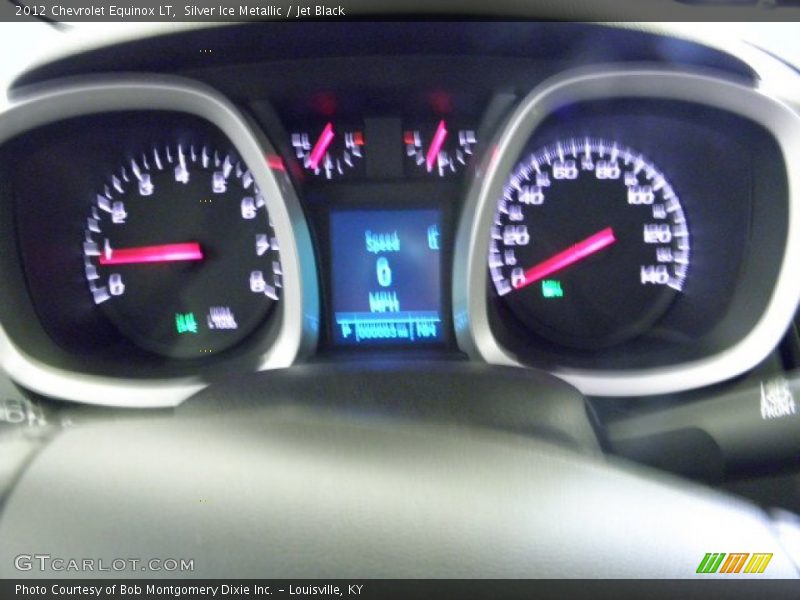 Silver Ice Metallic / Jet Black 2012 Chevrolet Equinox LT
