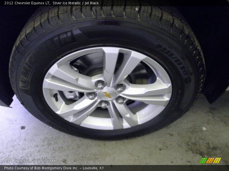 Silver Ice Metallic / Jet Black 2012 Chevrolet Equinox LT