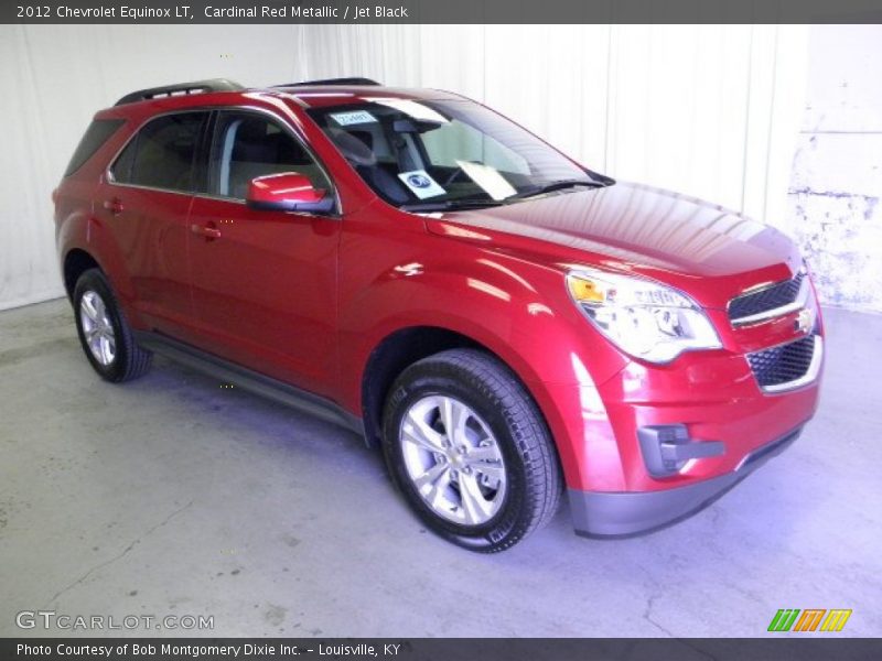 Cardinal Red Metallic / Jet Black 2012 Chevrolet Equinox LT