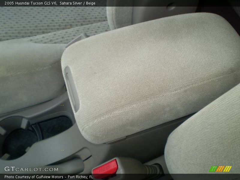 Sahara Silver / Beige 2005 Hyundai Tucson GLS V6