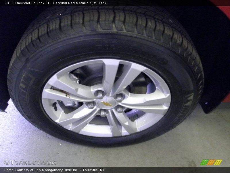 Cardinal Red Metallic / Jet Black 2012 Chevrolet Equinox LT