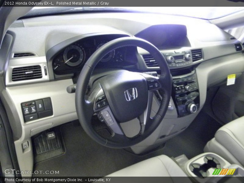 Polished Metal Metallic / Gray 2012 Honda Odyssey EX-L