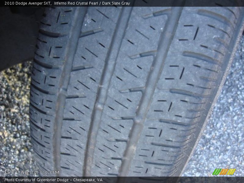 Inferno Red Crystal Pearl / Dark Slate Gray 2010 Dodge Avenger SXT