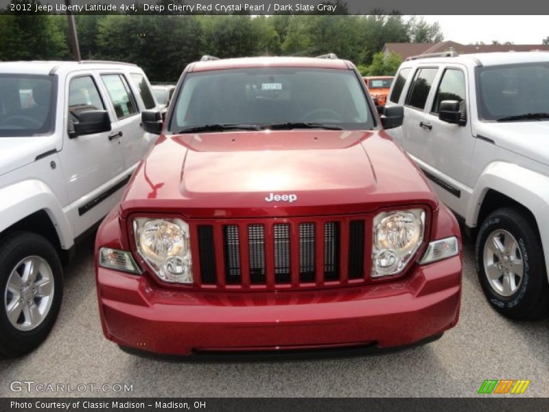 Deep Cherry Red Crystal Pearl / Dark Slate Gray 2012 Jeep Liberty Latitude 4x4