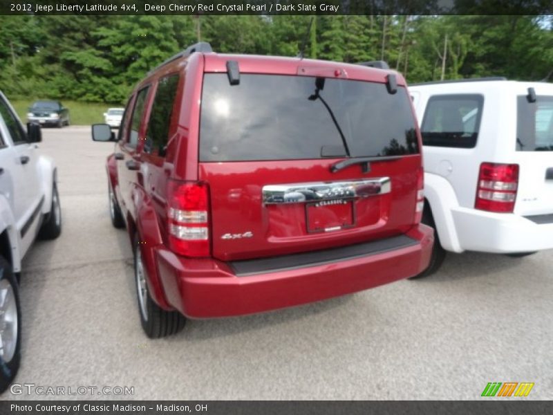 Deep Cherry Red Crystal Pearl / Dark Slate Gray 2012 Jeep Liberty Latitude 4x4