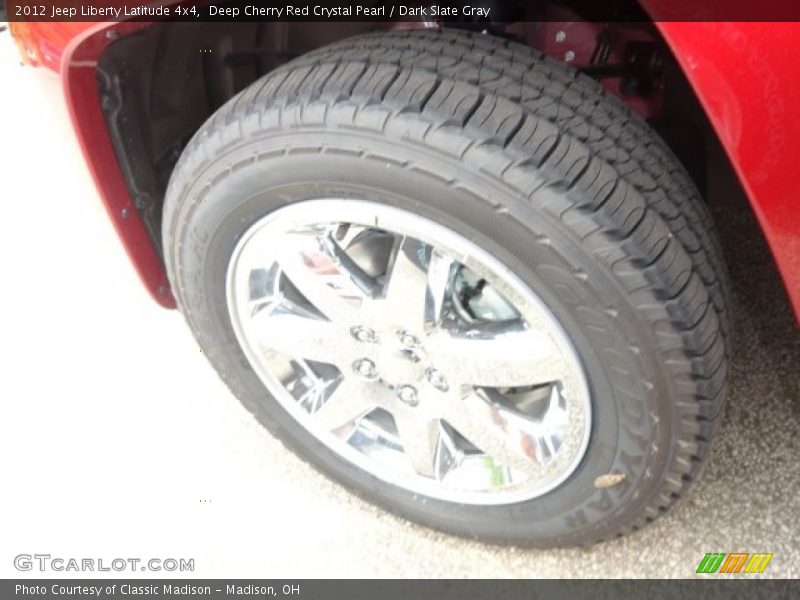 Deep Cherry Red Crystal Pearl / Dark Slate Gray 2012 Jeep Liberty Latitude 4x4