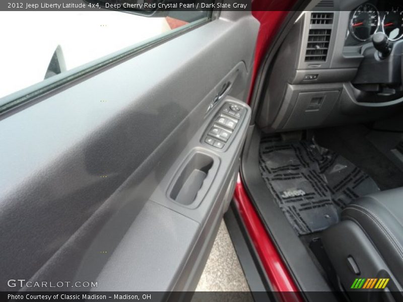 Deep Cherry Red Crystal Pearl / Dark Slate Gray 2012 Jeep Liberty Latitude 4x4