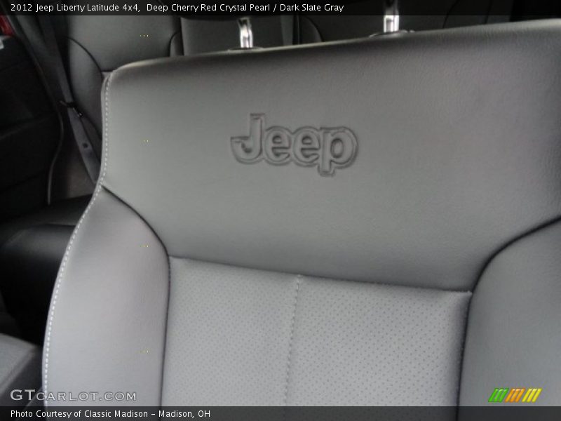 Deep Cherry Red Crystal Pearl / Dark Slate Gray 2012 Jeep Liberty Latitude 4x4