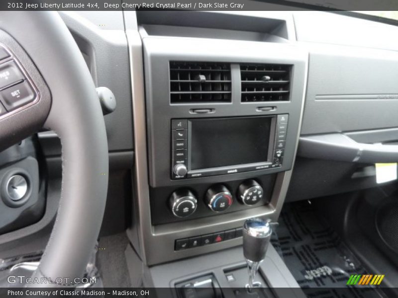 Deep Cherry Red Crystal Pearl / Dark Slate Gray 2012 Jeep Liberty Latitude 4x4