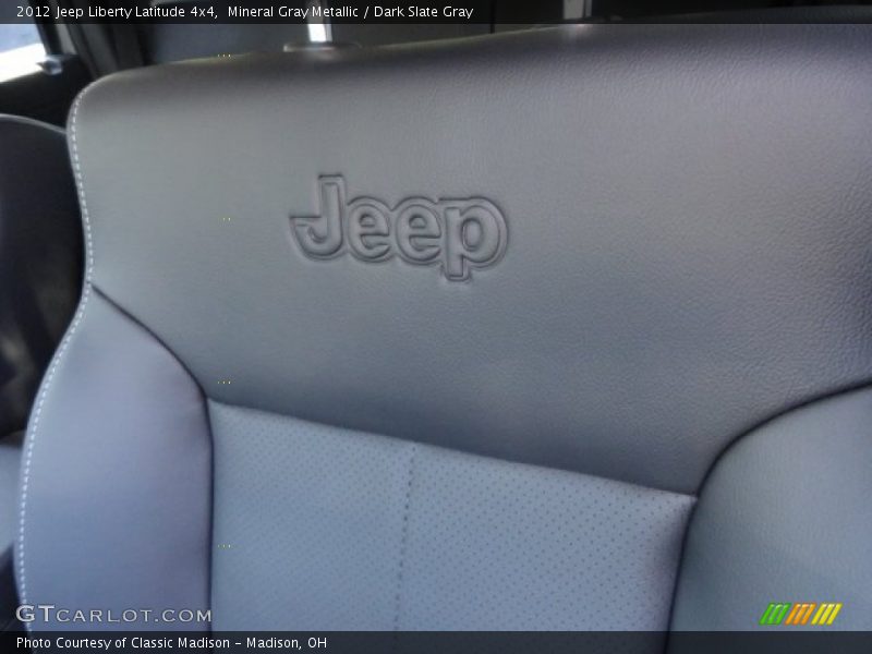 Mineral Gray Metallic / Dark Slate Gray 2012 Jeep Liberty Latitude 4x4