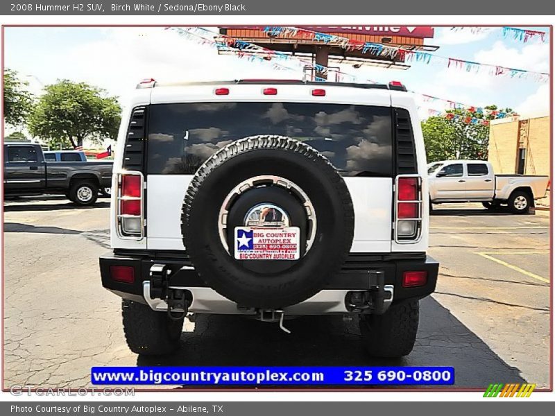 Birch White / Sedona/Ebony Black 2008 Hummer H2 SUV