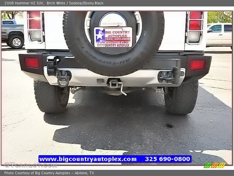 Birch White / Sedona/Ebony Black 2008 Hummer H2 SUV