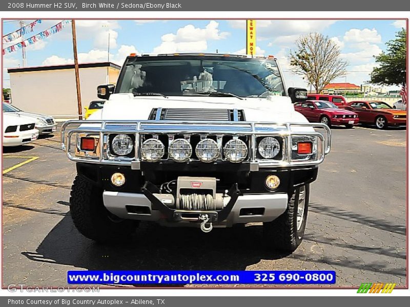 Birch White / Sedona/Ebony Black 2008 Hummer H2 SUV