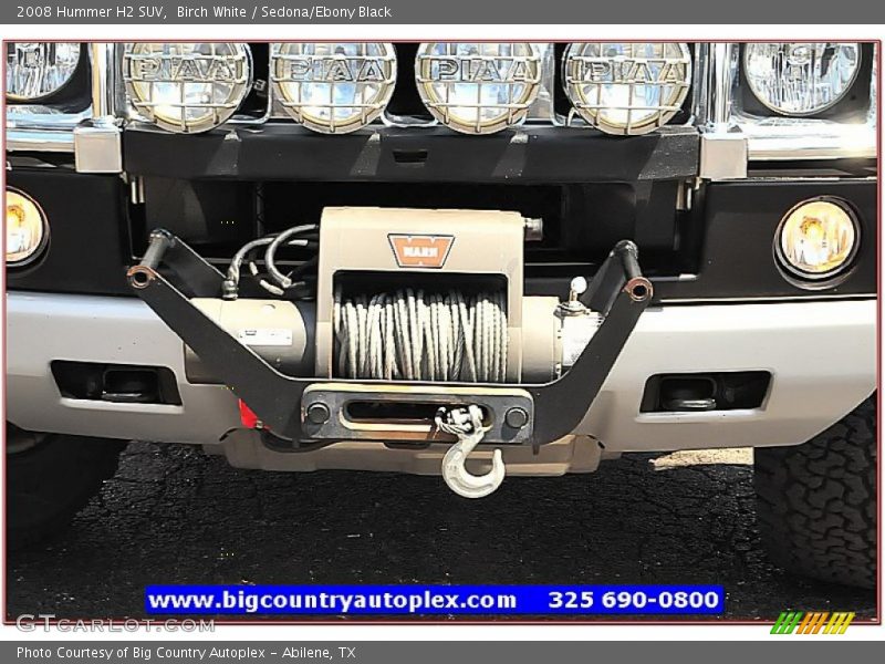 Birch White / Sedona/Ebony Black 2008 Hummer H2 SUV