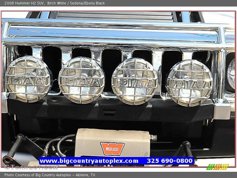 Birch White / Sedona/Ebony Black 2008 Hummer H2 SUV