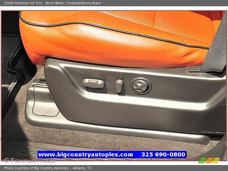 Birch White / Sedona/Ebony Black 2008 Hummer H2 SUV