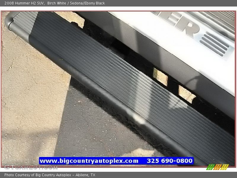 Birch White / Sedona/Ebony Black 2008 Hummer H2 SUV