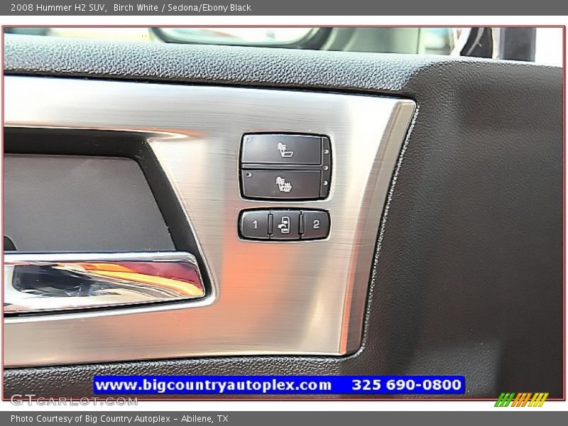 Birch White / Sedona/Ebony Black 2008 Hummer H2 SUV