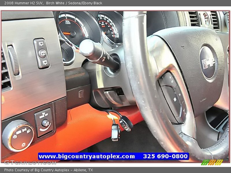 Birch White / Sedona/Ebony Black 2008 Hummer H2 SUV