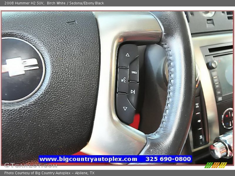Birch White / Sedona/Ebony Black 2008 Hummer H2 SUV