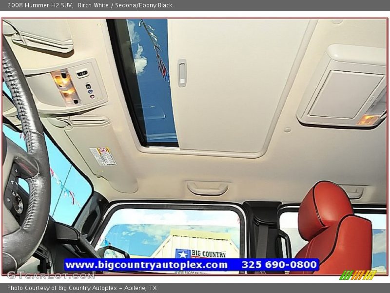 Birch White / Sedona/Ebony Black 2008 Hummer H2 SUV