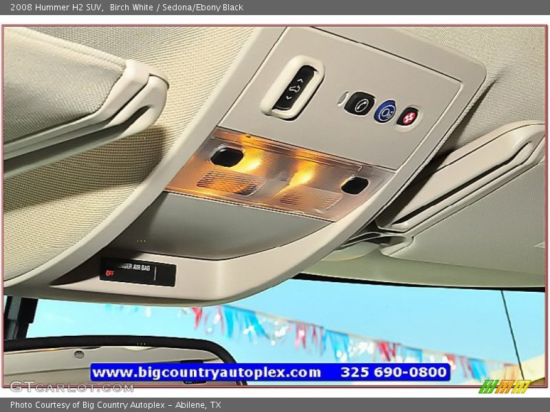 Birch White / Sedona/Ebony Black 2008 Hummer H2 SUV
