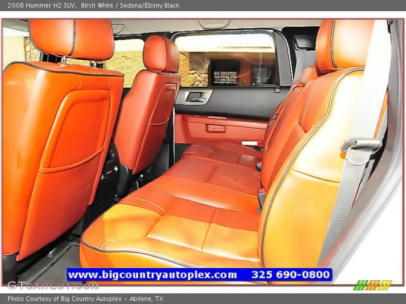 Birch White / Sedona/Ebony Black 2008 Hummer H2 SUV