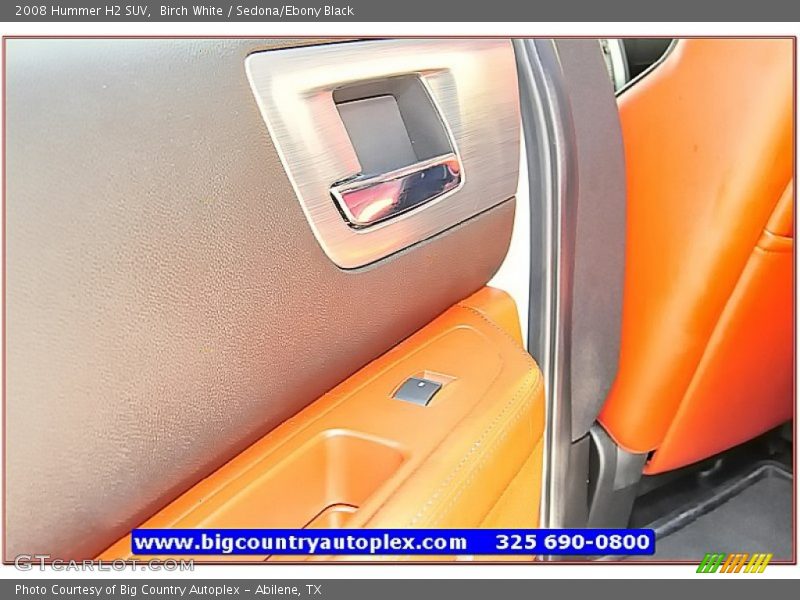 Birch White / Sedona/Ebony Black 2008 Hummer H2 SUV