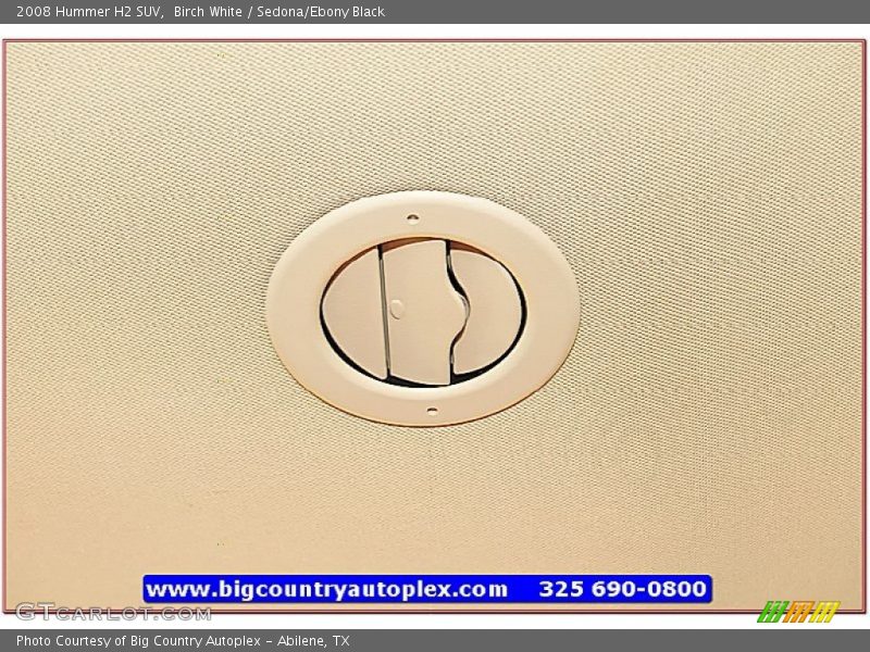 Birch White / Sedona/Ebony Black 2008 Hummer H2 SUV