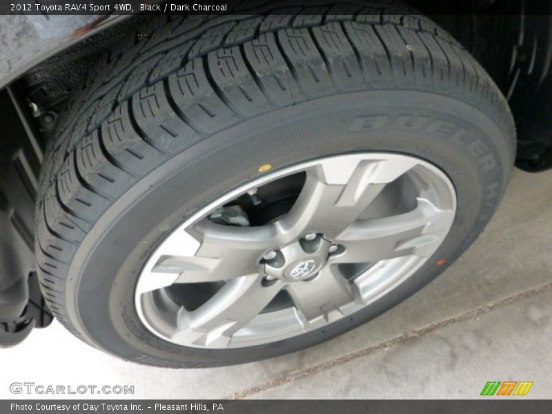 Black / Dark Charcoal 2012 Toyota RAV4 Sport 4WD