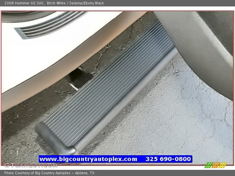 Birch White / Sedona/Ebony Black 2008 Hummer H2 SUV