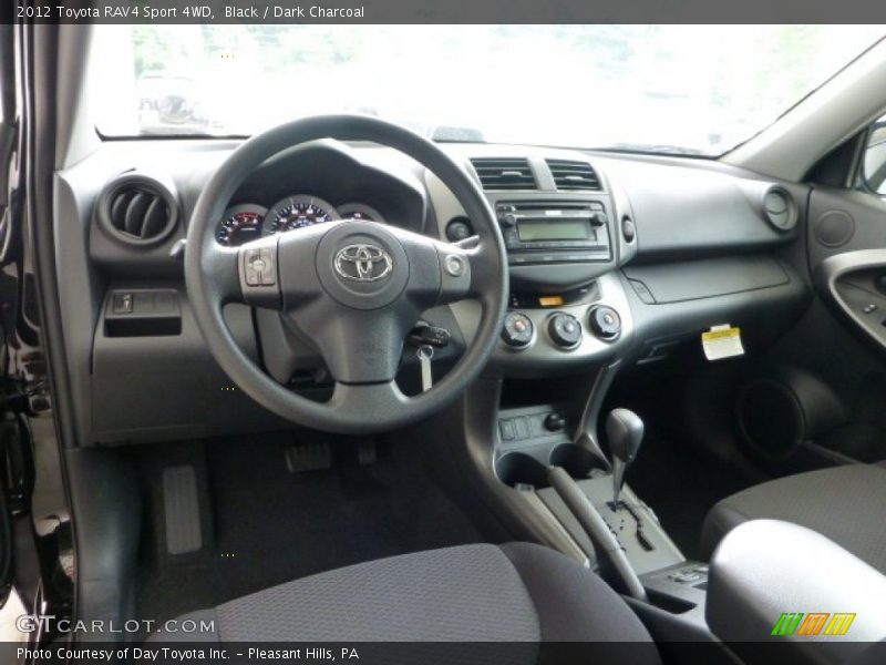 Black / Dark Charcoal 2012 Toyota RAV4 Sport 4WD