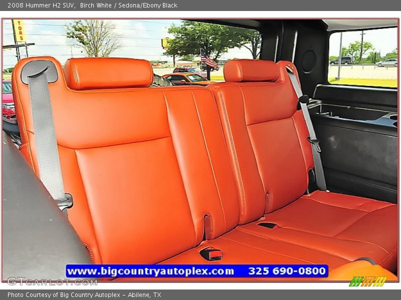 Birch White / Sedona/Ebony Black 2008 Hummer H2 SUV