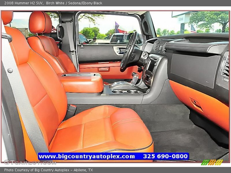 Birch White / Sedona/Ebony Black 2008 Hummer H2 SUV