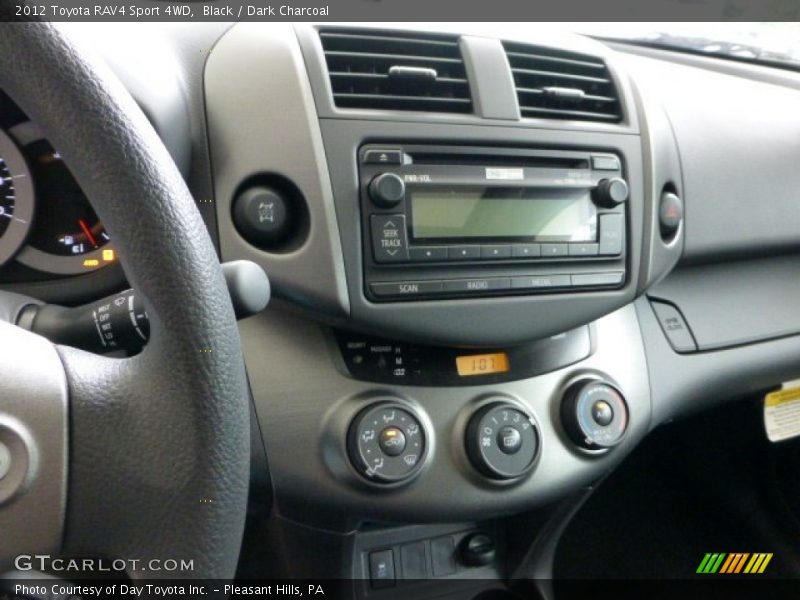 Black / Dark Charcoal 2012 Toyota RAV4 Sport 4WD