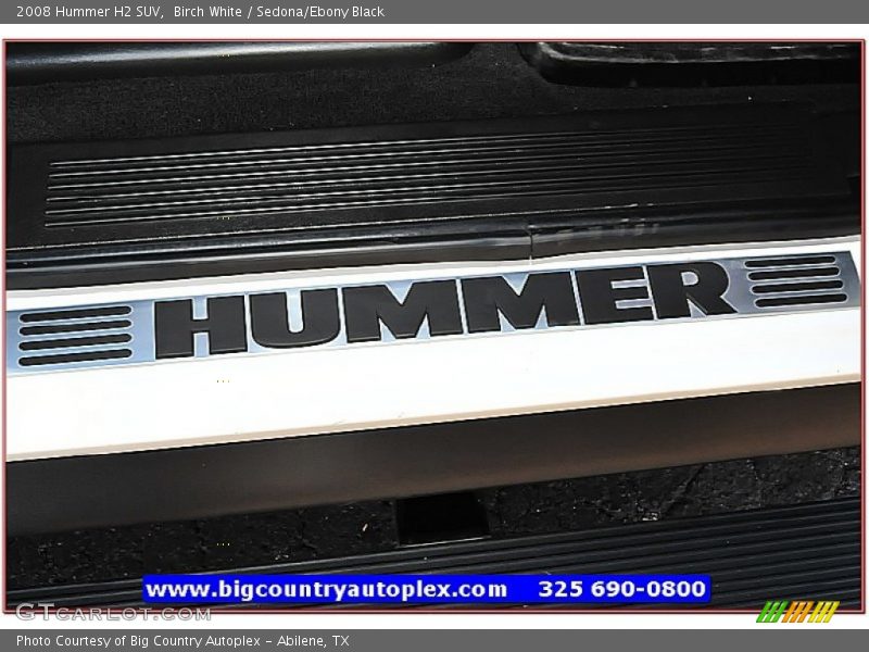 Birch White / Sedona/Ebony Black 2008 Hummer H2 SUV