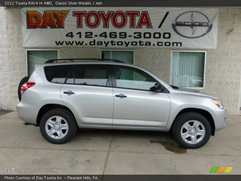 Classic Silver Metallic / Ash 2012 Toyota RAV4 I4 4WD