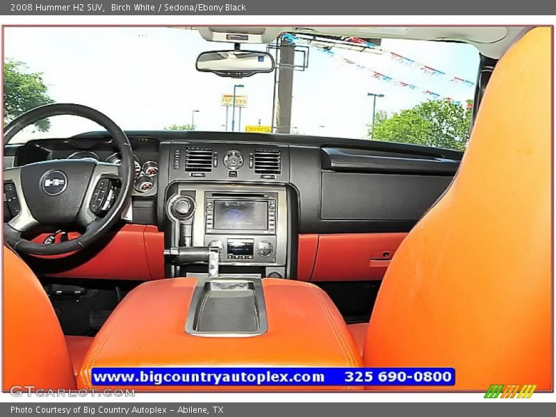 Birch White / Sedona/Ebony Black 2008 Hummer H2 SUV