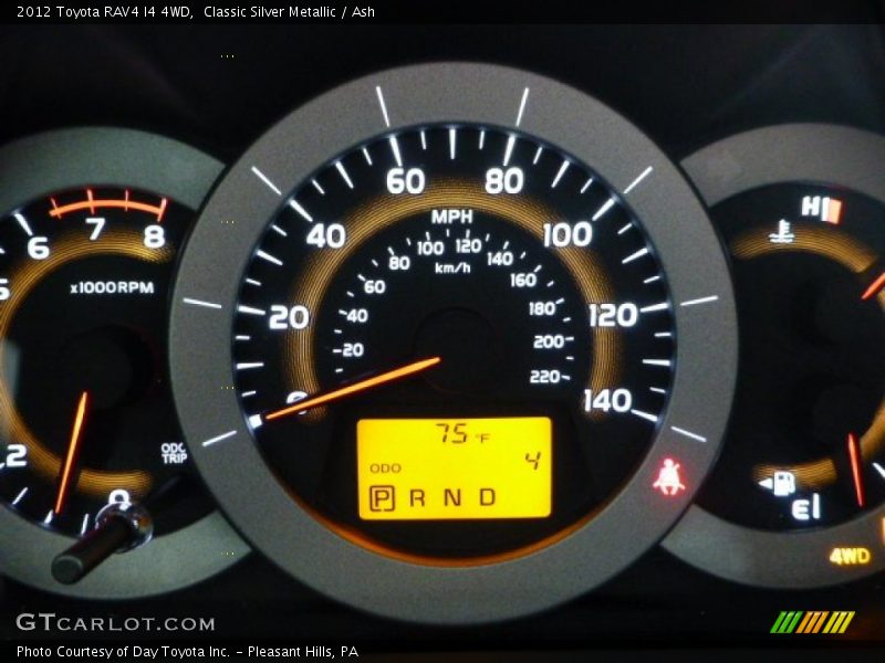 Classic Silver Metallic / Ash 2012 Toyota RAV4 I4 4WD
