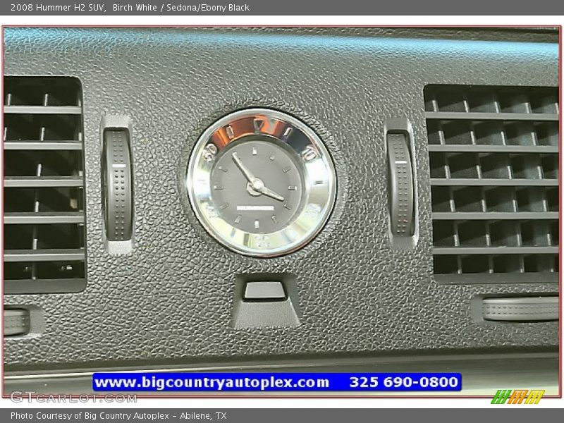 Birch White / Sedona/Ebony Black 2008 Hummer H2 SUV