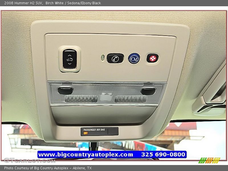 Birch White / Sedona/Ebony Black 2008 Hummer H2 SUV