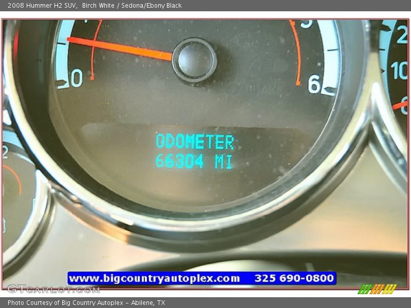 Birch White / Sedona/Ebony Black 2008 Hummer H2 SUV