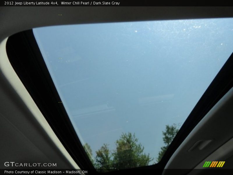 Winter Chill Pearl / Dark Slate Gray 2012 Jeep Liberty Latitude 4x4
