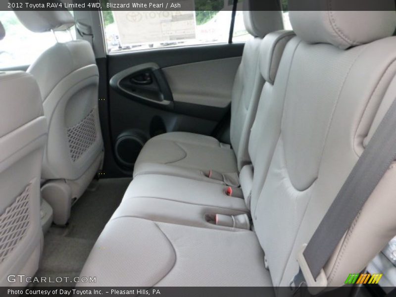 Blizzard White Pearl / Ash 2012 Toyota RAV4 Limited 4WD