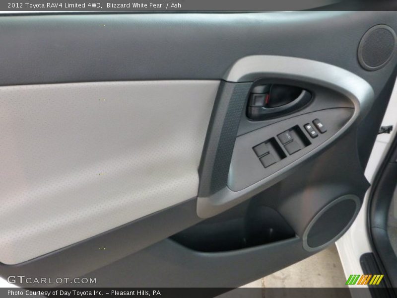 Blizzard White Pearl / Ash 2012 Toyota RAV4 Limited 4WD